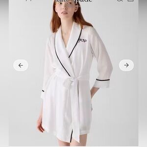 Kate Spade “Mrs” Silk Robe